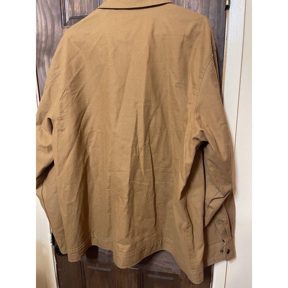 Brown Lightweight Wrangler Zip Up Work Jacket XL - Picture 5 of 6